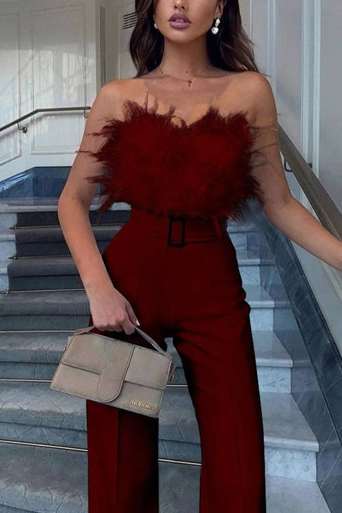 Kath Off Shoulder Jumpsuit