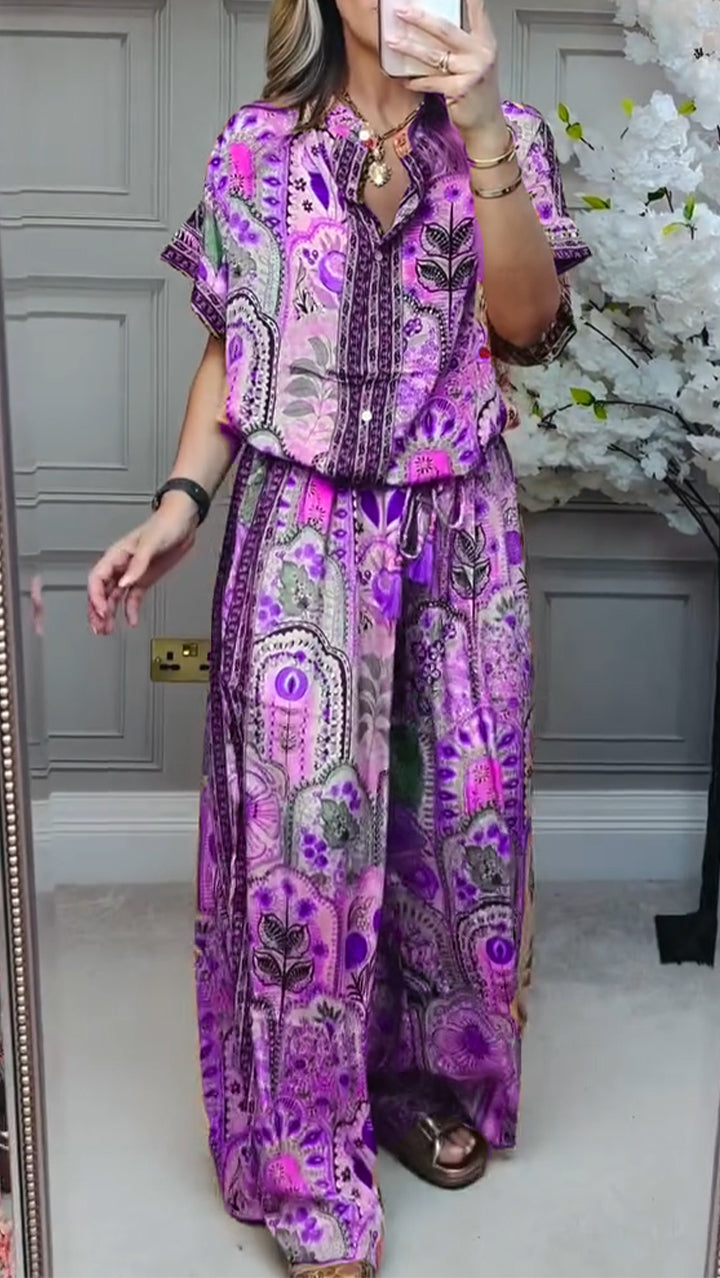 Seren Printed Casual Suit