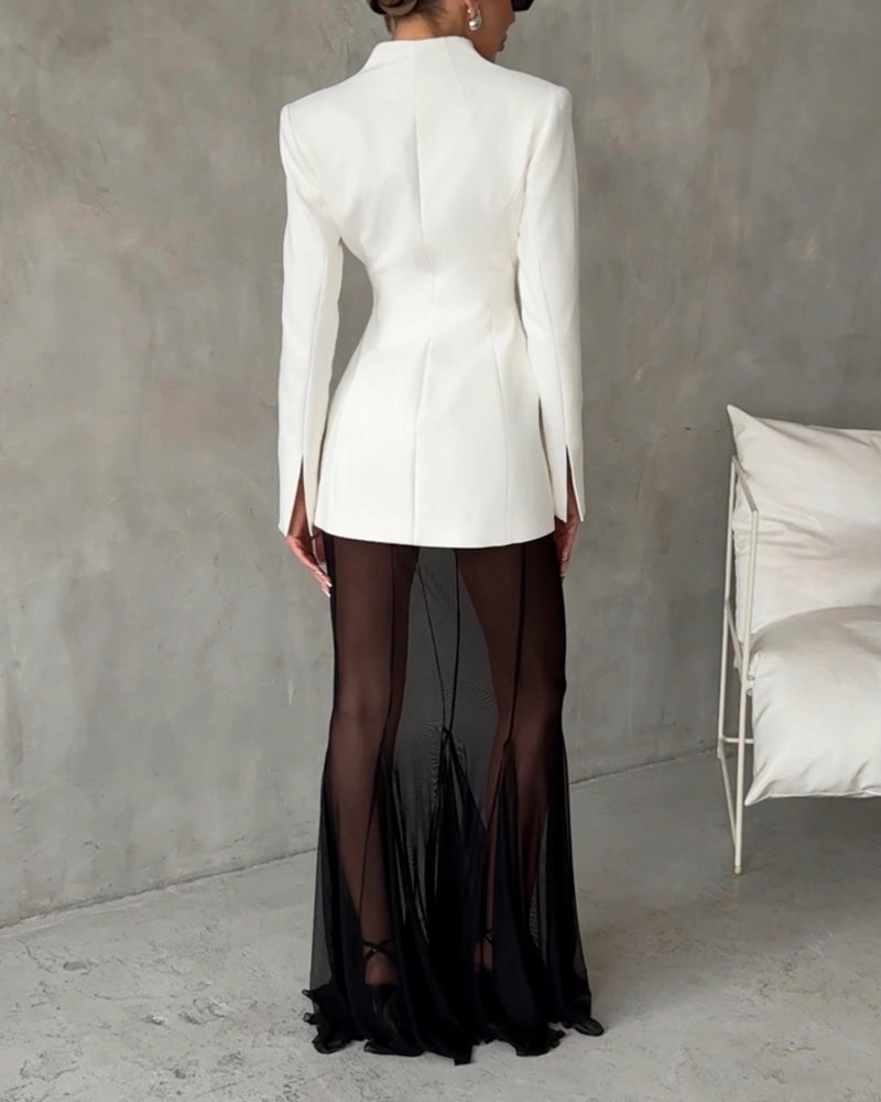 Romy Fashion Jacket & Perspective Skirt Set