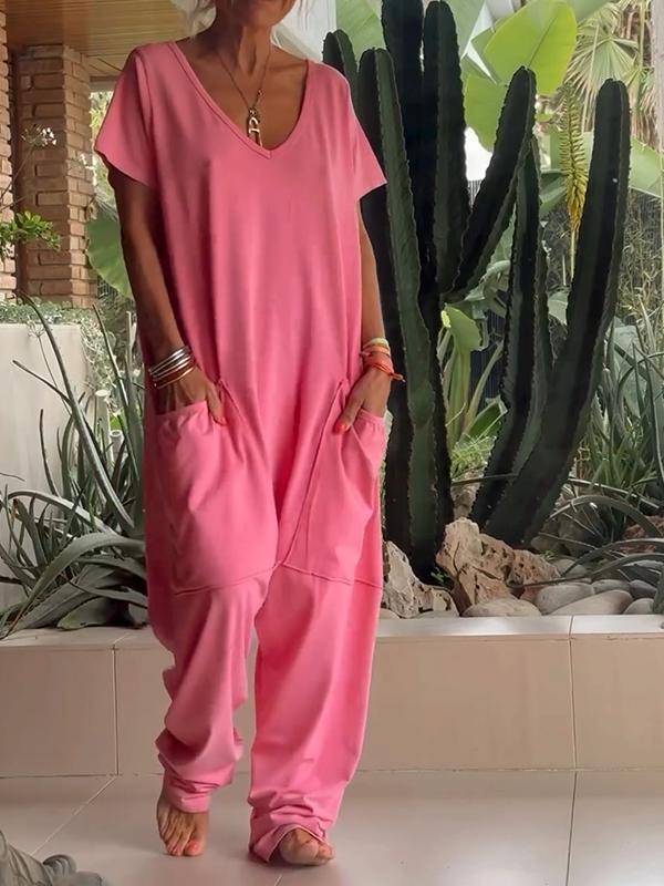 Ayla  V-neck Jumpsuit