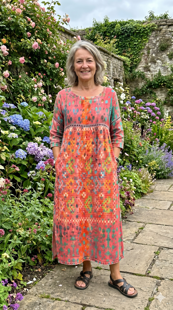 Francisca | Elegant Printed Dress