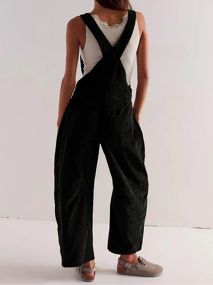 Annabelle Corduroy Workwear Jumpsuit