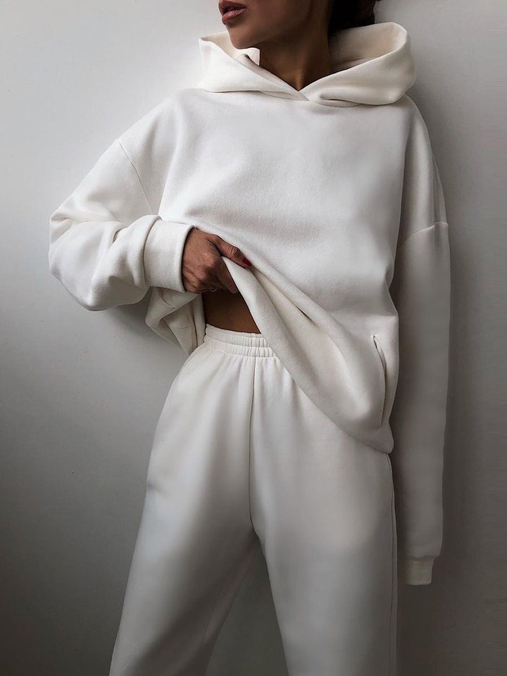 Lennox Casual Hooded Two-Piece Suit